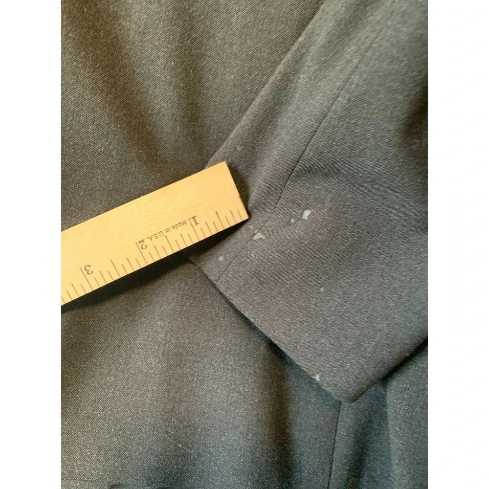 Eddie Bauer Vtg Blazer Mens 42 Regular Two-Button Charcoal Grey Business Flaw